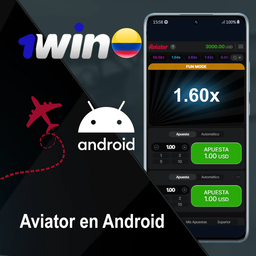 Descargue la aplicación 1Win apk para jugar a Aviator